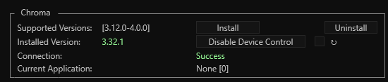 Razer Chroma Installed Correctly