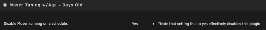 Disable Mover