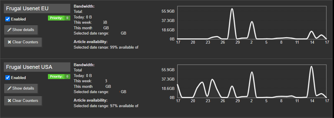 Both USA and EU servers are used at once